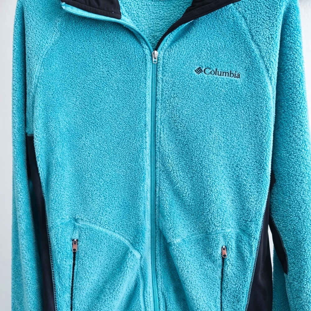 Columbia Turquoise Fleece Jacket